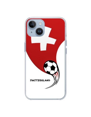 Coque iPhone 14 Equipe Suisse Switzerland Football - Madotta
