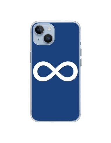 Coque iPhone 14 Infini Navy Blue Infinity - Mary Nesrala