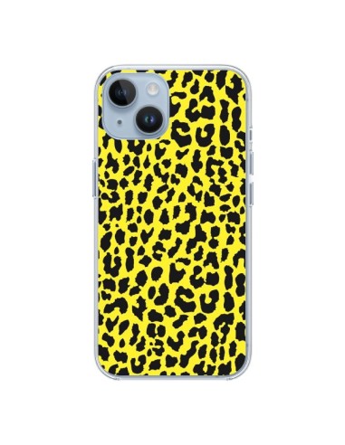 Coque iPhone 14 Leopard Jaune - Mary Nesrala