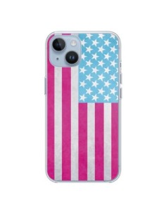 Cover iPhone 14 Bandiera USA Vintage - Mary Nesrala