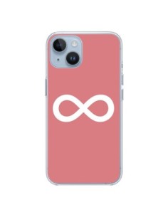 Coque iPhone 14 Infinity Infini Forever Corail - Mary...