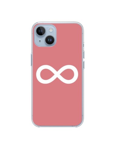 iPhone 14 case Infinity Infinito Forever Corallo - Mary Nesrala