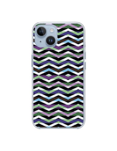 Coque iPhone 14 Equilibirum Azteque Tribal - Mary Nesrala