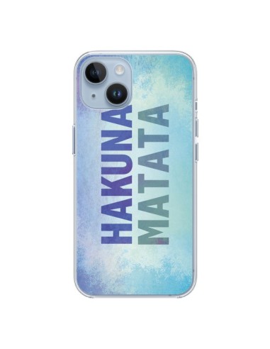 iPhone 14 case Hakuna Matata Re Lion Blue - Mary Nesrala