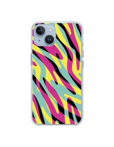 Coque iPhone 14 In the wild arc en ciel - Mary Nesrala