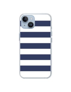 iPhone 14 case Bande Marineresche Blue White Gaultier -...