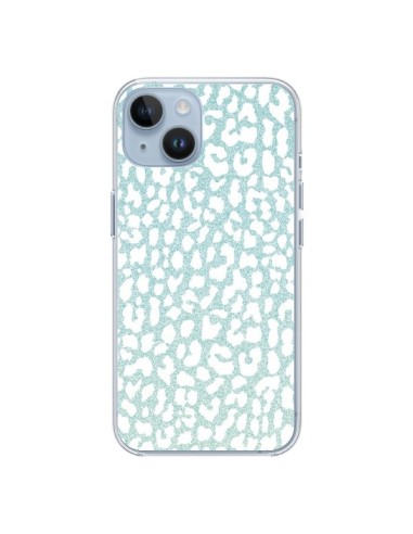 Coque iPhone 14 Leopard Winter Mint - Mary Nesrala