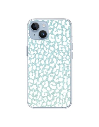 Cover iPhone 14 Leopardo Inverno Mint - Mary Nesrala