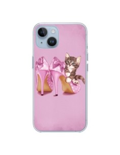 Coque iPhone 14 Chaton Chat Kitten Chaussure Shoes -...