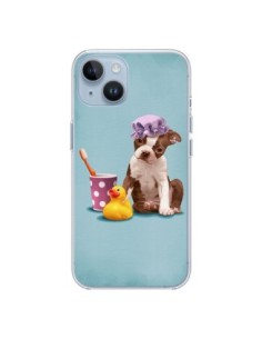 Coque iPhone 14 Chien Dog Canard Fille - Maryline Cazenave
