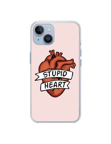 Coque iPhone 14 Stupid Heart Coeur - Maryline Cazenave