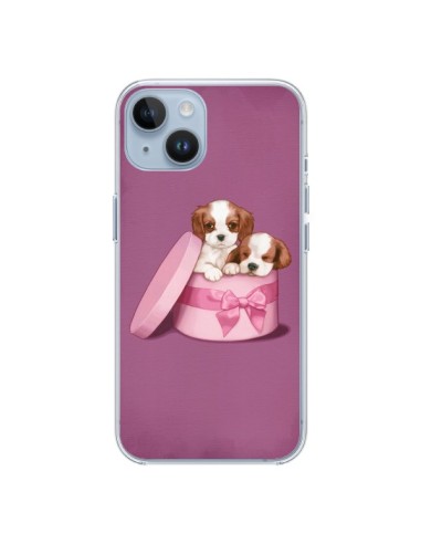 Coque iPhone 14 Chien Dog Boite Noeud - Maryline Cazenave