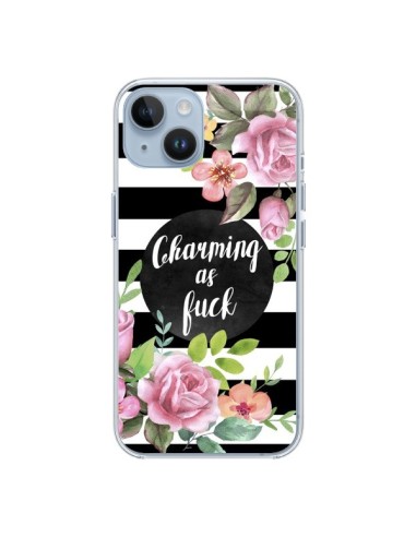 Coque iPhone 14 Charming as Fuck Fleurs - Maryline Cazenave