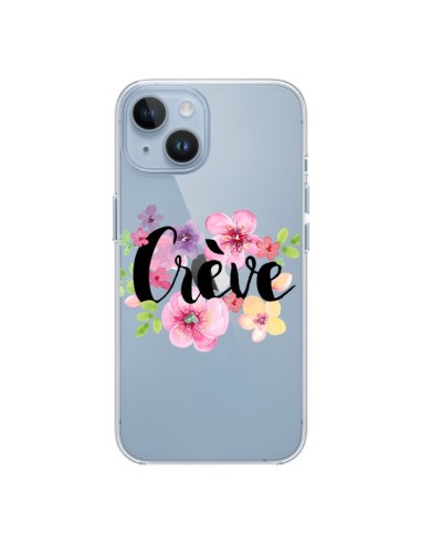 Coque iPhone 14 Crève Fleurs Transparente - Maryline Cazenave