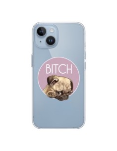 Coque iPhone 14 Bulldog Bitch Transparente - Maryline...