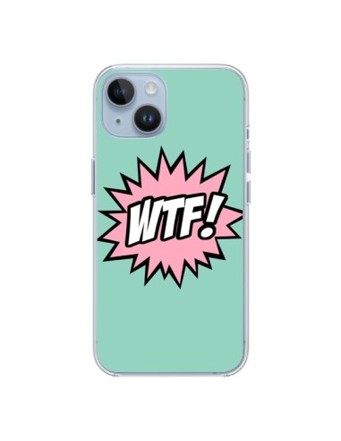 Coque iPhone 14 WTF Bulles BD Comics - Maryline Cazenave