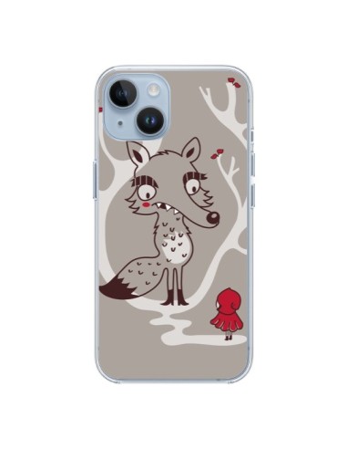 Coque iPhone 14 Le Petit Chaperon Rouge Loup - Maria Jose Da Luz