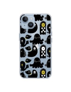 iPhone 14 case Monsters Pattern Mostri Clear - Maria Jose...