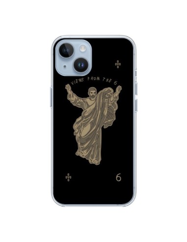 Coque iPhone 14 God Black Drake Chanteur Jeu Cartes - Mikadololo