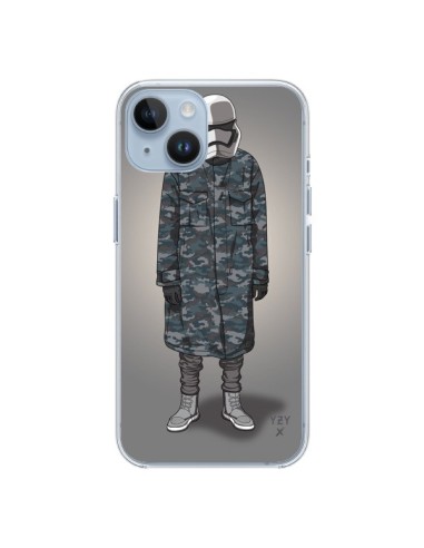 Coque iPhone 14 White Trooper Soldat Yeezy - Mikadololo