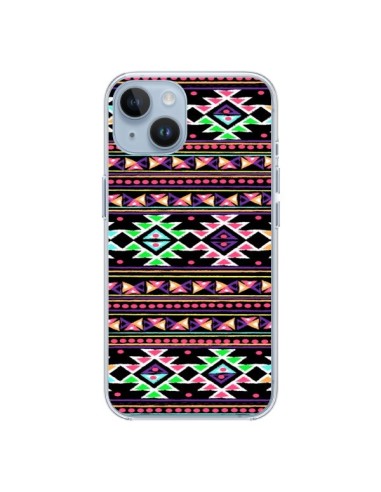 Coque iPhone 14 Black Aylen Azteque - Monica Martinez