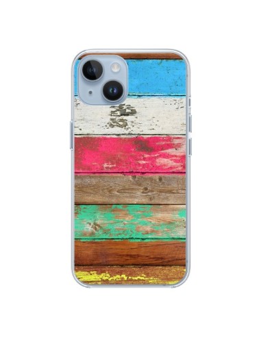 Coque iPhone 14 Eco Fashion Bois - Maximilian San