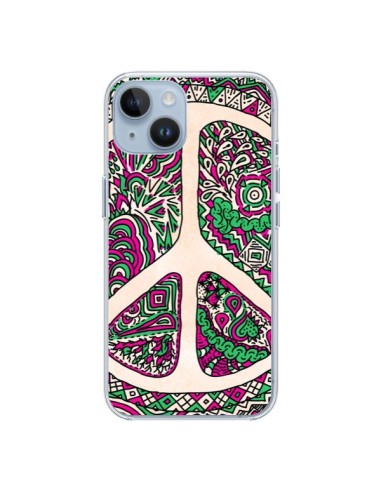 iPhone 14 case Peace and Love Aztec Vaniglia - Maximilian San
