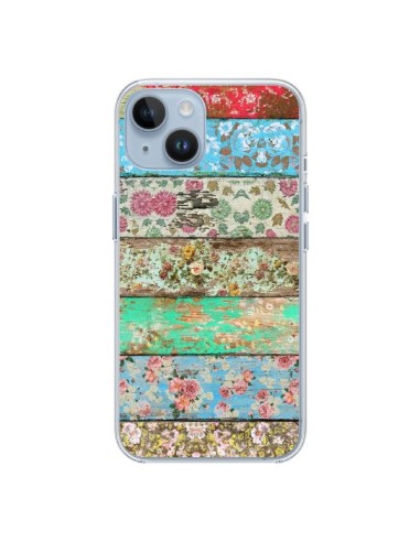 Coque iPhone 14 Rococo Style Bois Fleur - Maximilian San