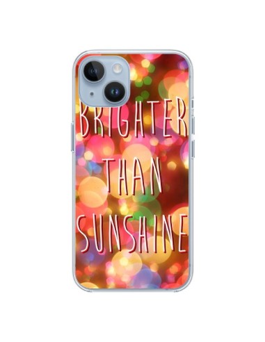 Coque iPhone 14 Brighter Than Sunshine Paillettes - Maximilian San