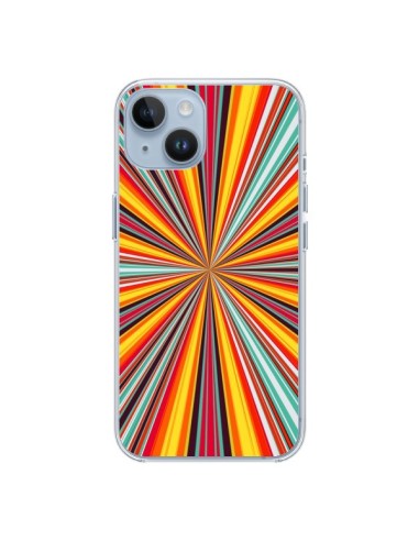 Coque iPhone 14 Horizon Bandes Multicolores - Maximilian San