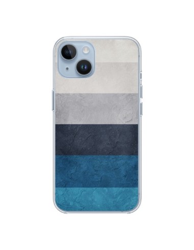 Cover iPhone 14 Bande Orizzontali Greece Hues - Maximilian San