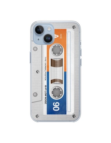 Cover iPhone 14 Bianco Cassette K7 - Maximilian San