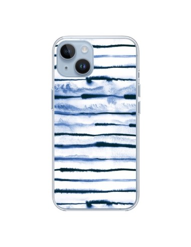 Coque iPhone 14 Electric Lines White - Ninola Design