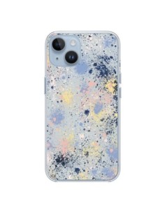 Cover iPhone 14 Gradient Watercolor Lines Blu - Ninola...