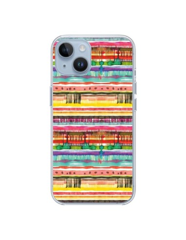 iPhone 14 case Ink Dust Blue - Ninola Design