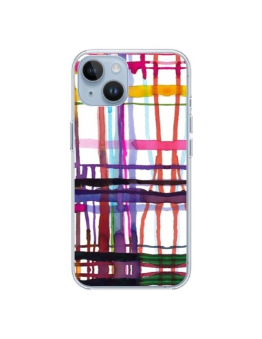 iPhone 14 case Little Textured Dots Pink - Ninola Design