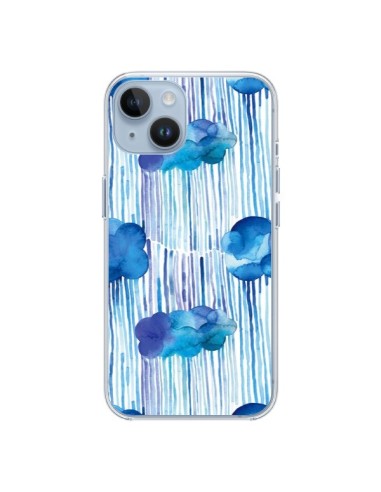 Coque iPhone 14 Rain Stitches Neon - Ninola Design