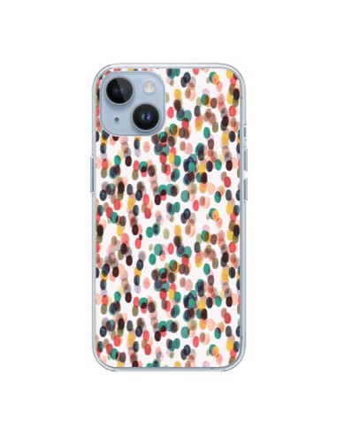 Coque iPhone 14 Rainbow Lace Neon - Ninola Design