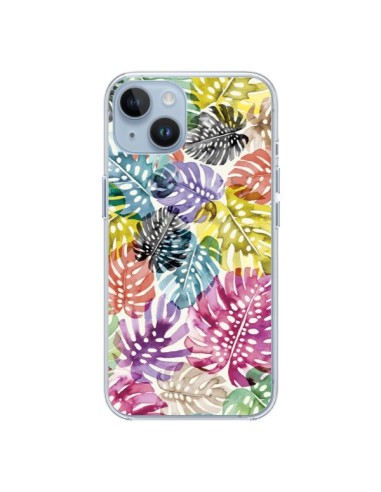 Coque iPhone 14 Tigers and Leopards Yellow - Ninola Design