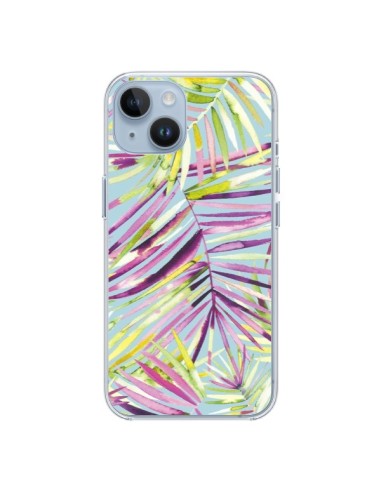 Coque iPhone 14 Tropical Flowers Multicolored - Ninola Design