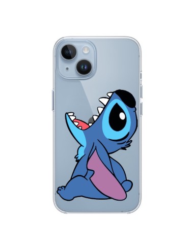 Coque iPhone 14 Stitch de Lilo et Stitch Transparente