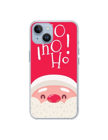 Cover iPhone 14 Babbo Natale Oh Oh Oh Rosso - Nico