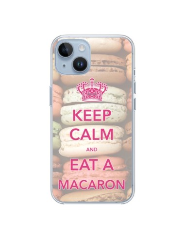 Coque iPhone 14 Keep Calm and Eat A Macaron - Nico