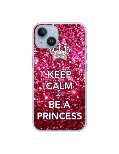 Coque iPhone 14 Keep Calm and Be A Princess - Nico