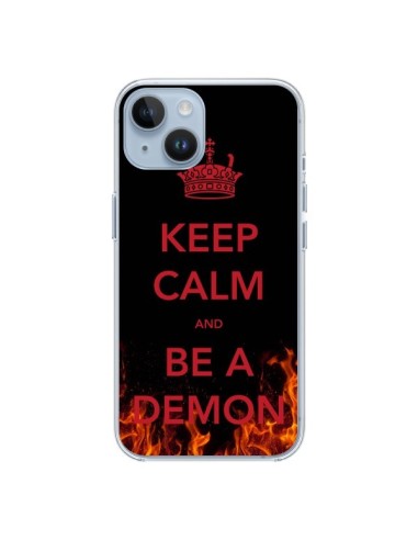 Coque iPhone 14 Keep Calm and Be A Demon - Nico