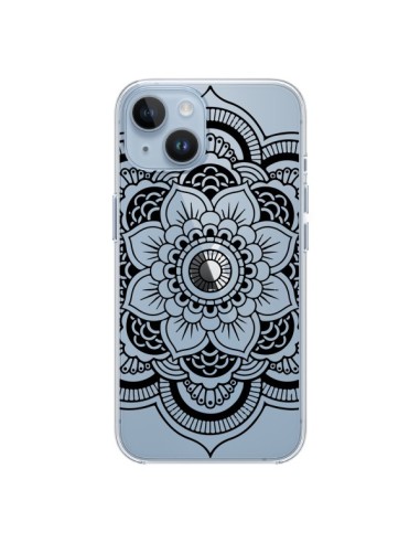 iPhone 14 case Mandala Black Aztec Clear - Nico