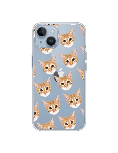 iPhone 14 case Cat Beige Clear - Pet Friendly