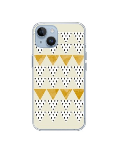 iPhone 14 case Triangles Oro - Pura Vida