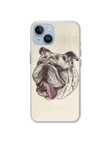 Coque iPhone 14 Chien Bulldog - Rachel Caldwell