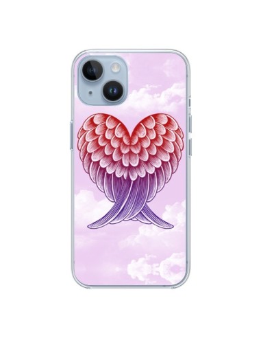 Coque iPhone 14 Ailes d'ange Amour - Rachel Caldwell